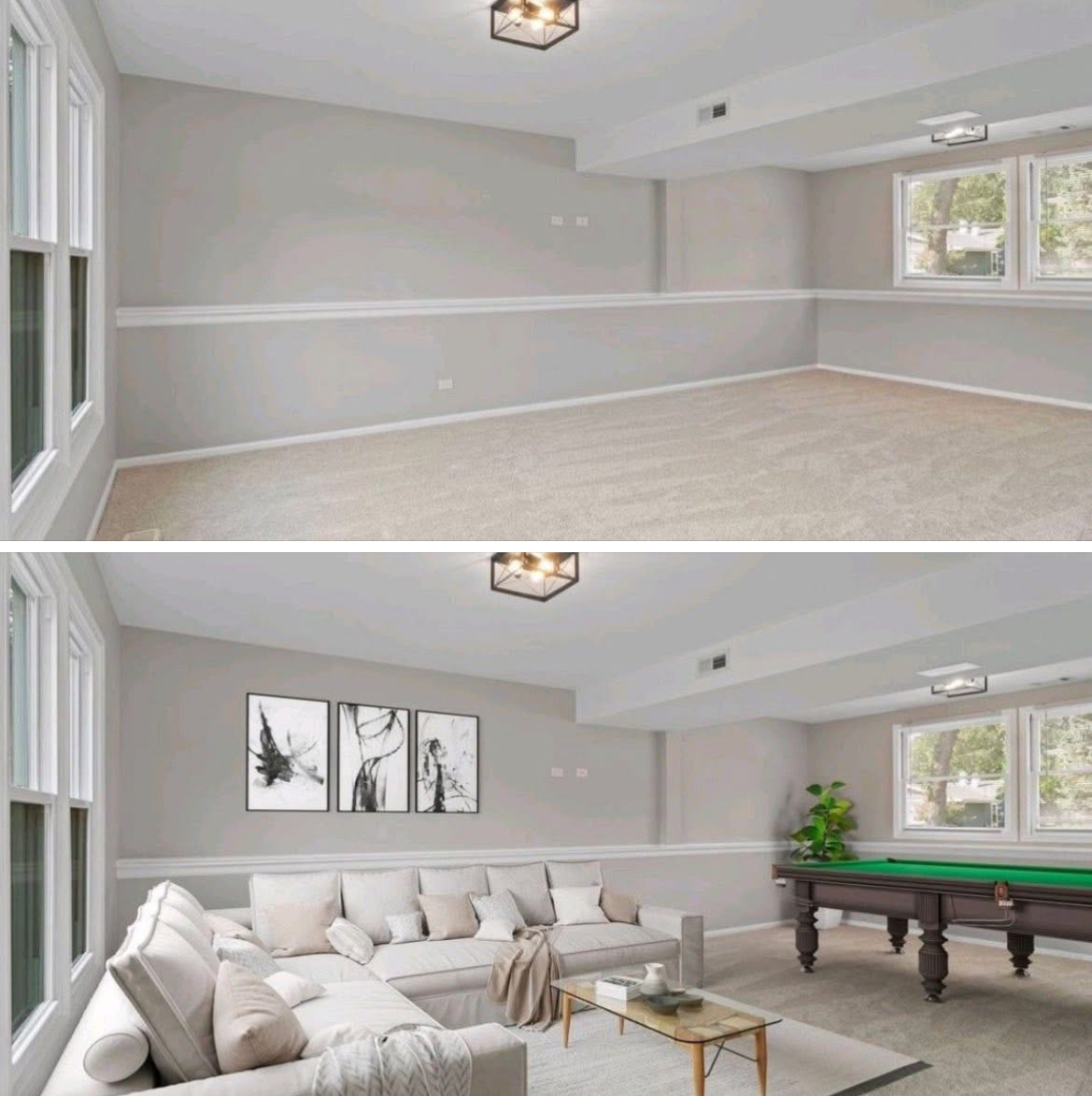 Virtual Staging Example